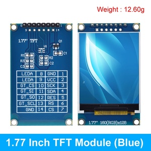 TZT 1.77 pollici TFT schermo LCD 128*160 1.77 TFTSPI TFT modulo a colori modulo porta seriale per Arduino UNO R3