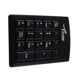 100% New PS/2 19 Keys Keypad <strong>Numeric</strong> <strong>Keyboard</strong> Multifunction Wired Number Calculator for Laptop Easy to Use Win7 Ps2 Numpad - Product Image 4