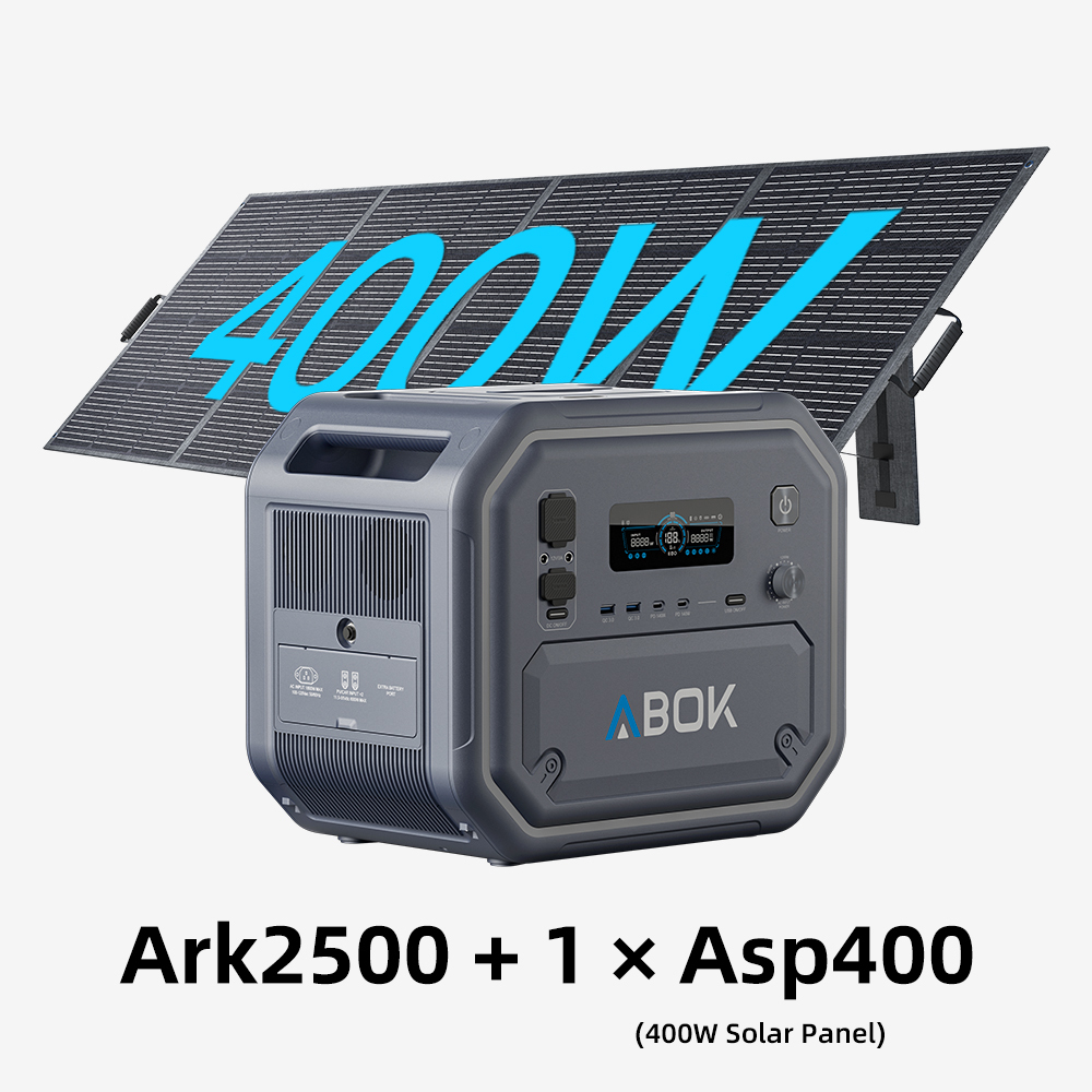 Ark2500 avec 1 panneau solaire de 400W