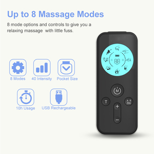 Electronic Dual Channel <strong>Nerve</strong> Stimulator Device Back Neck Blood Circulation Pulse Tens Units Massager - Product Image 3