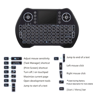 Miniteclado de color para portátil, dispositivo de Tv inteligente y decodificador, alta calidad, precio barato, Usb óptico negro, USB 2,0, Universal, 10M - Product Image 5