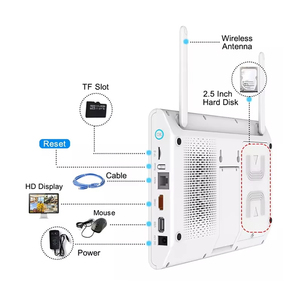3MP 5MP 10 Polegada Smart Home Security CCTV Sistema Indoor Outdoor Sem Fio NVR Kit com Dome Câmera PTZ <span class=keywords><strong>Sensor</strong></span> CMOS Rede WiFi