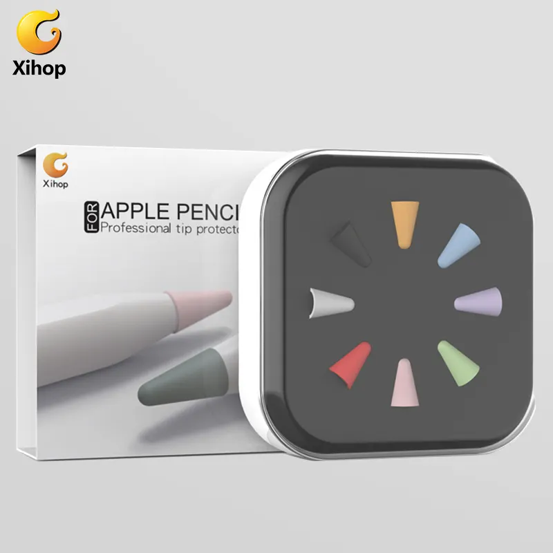 Xihop atacado 2021 novo resistente a riscos, simples, tpu proteger stylus caneta, estojo para apple lápis 1 2 gen