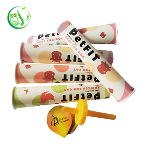 Karton Calippo dondurma yuvarlak tüp kağıt ambalaj Popsicle tüp yukarı itin