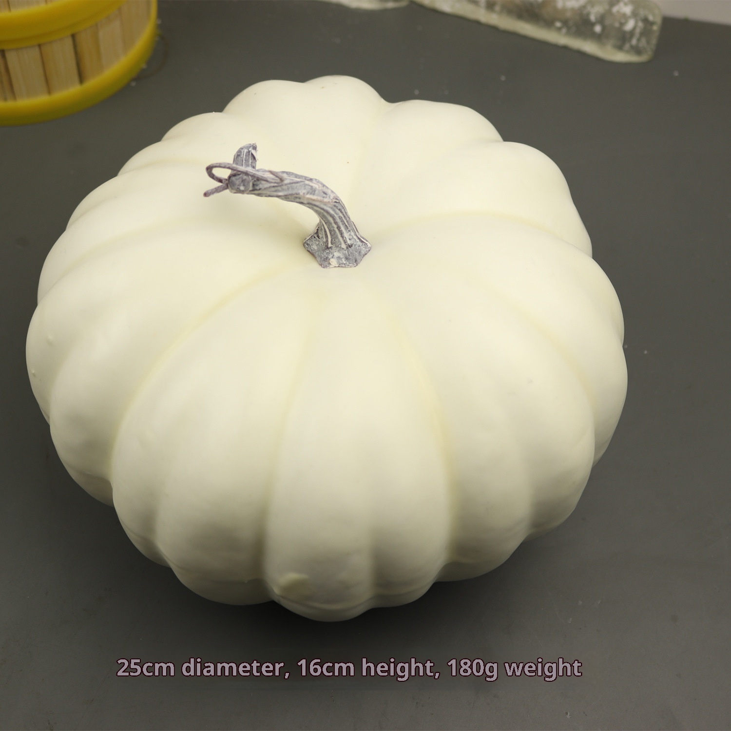 Citrouille blanche de 25 cm