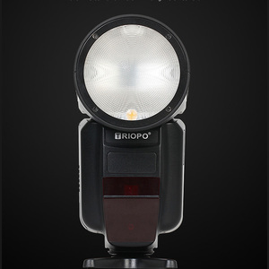 V1แฟลช Speedlite ทรงกลมสำหรับถ่ายภาพสามขาชาร์จแบตเตอรี่ลิเธียมสำหรับกล้อง Canon กล้องถ่ายรูปด้วยความเร็วสูง80D แสงแฟลช - Product Image 3