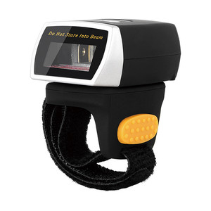 Mini Size 2D Ring Barcode <strong>Scanner</strong> Portable Qr <strong>Code</strong> Wireless Wearable <strong>Pda</strong> Leather <strong>Scanner</strong> - Product Image 5