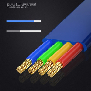 Özelleştirilebilir logo USB 2.0 veri kablosu marka cep telefonu hızlı şarj kablosu 3-in-1 hediye kutusu toptan OEM Android Apple V8 olabilir - Product Image 4