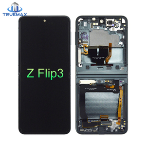 Pantalla para זול עבור גלקסיה Samsung z להעיף 3 filp 3 filp מסך סגול החלפת מסך הסגול