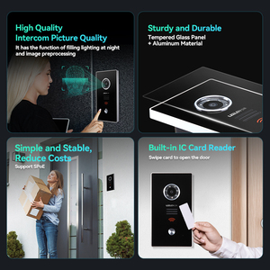 LEELEN Videoportero Villa Audio <strong>Video</strong> <strong>Intercom</strong> <strong>Sip</strong> Linux <strong>System</strong> Ic Card Password Unlocking Gate <strong>Intercom</strong> <strong>Systems</strong> with Camera - Product Image 4