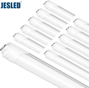 Jejer17d HO 8FT LED ışık ampuller tüpler 45W ~ 110w eşdeğer döndür Frosted buzlu kapak T8/T10/T12 çift uçlu güç 2.4 metre - Product Image 1
