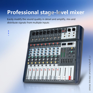 ステージ用のUSBBluetoothリバーブ録音モニター機能を備えたプロフェッショナル16チャンネルステレオオーディオコンソールミキサー - Product Image 2