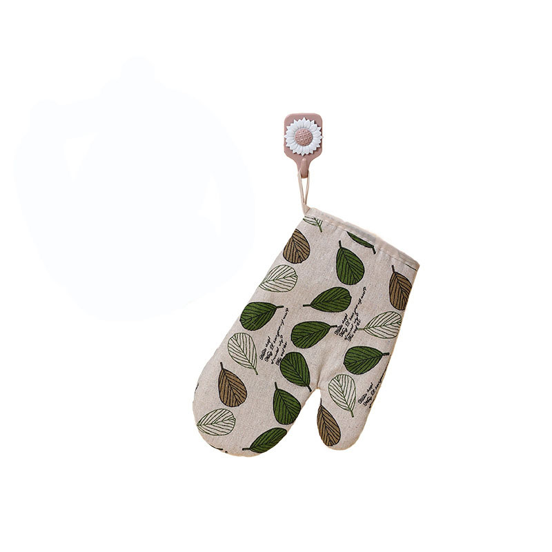 Green leaf model Different fabrics on both sides