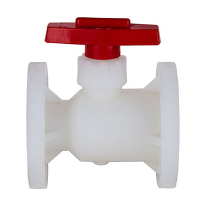 วาล์ว PVDF หน้าแปลนคู่มือ1-1/2ถึง4นิ้ววาล์ว DN40กับ DN100ปลายแปลนพร้อมส่ง - Product Image 3