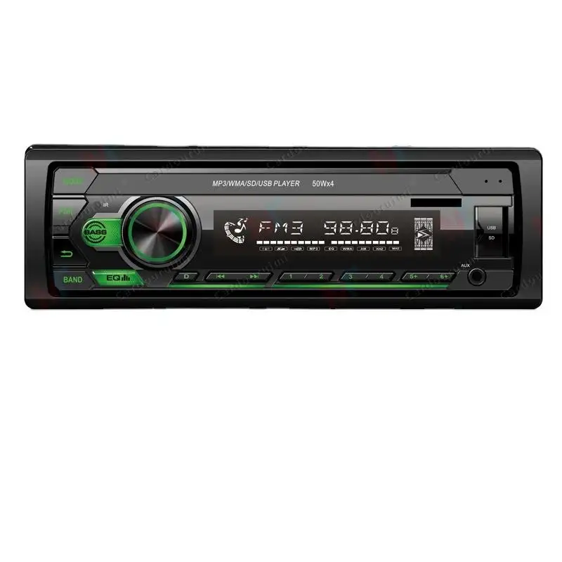 Tek Din am/fm araba radyo HD ekran araba evrensel uzaktan kumanda Bluetooth Hands-free Stereo radyo 1 Din araba MP3 çalar