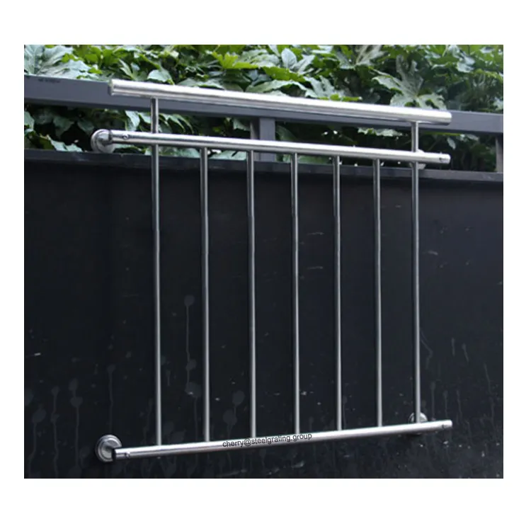 Balustrades de poteau en acier inoxydable mains courantes balcon