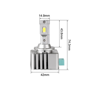D3 LED gerçek 100% tak ve uzun ömürlü parlaklık 45V 45W ile araçlar için far ampulü oyna - Product Image 6
