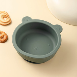 Bear bowl-olive green