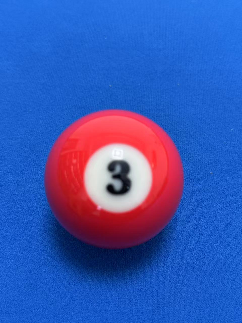 Número rojo 3