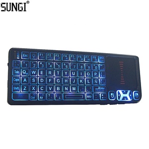 Mini <strong>Keyboard</strong> with <strong>Touchpad</strong> 2.4G <strong>Wireless</strong> Portable Backlight <strong>Keyboard</strong> Type C Charging with Laser Pointer Pen for PC TV Customize - Product Image 1
