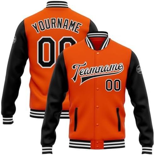 Corps orange à manches noires