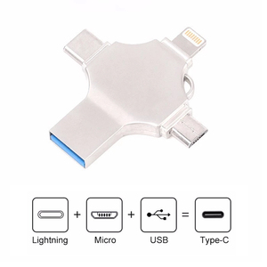 High <strong>Speed</strong> Usb <strong>Flash</strong> Drive 4 in 1 Type C <strong>Memory</strong> Stick 3.0 Ios Micro Android Otg Pen Drive 64gb - Product Image 2