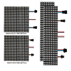 DC12V WS2815B матричная панель, гибкий 8x16, 8x32 светодиодов, цифровой программируемый, индивидуальный адрес, СВЕТОДИОДНЫЙ полноцветный экран - Product Image 1
