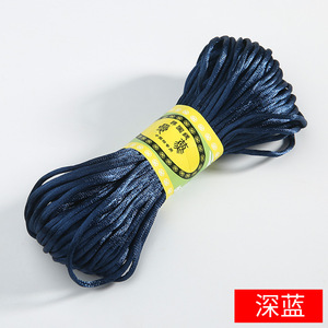 Boa Qualidade 20m Poliéster Chinês Knot Cordas Para Jóias DIY Fazendo 2.5mm Fio Cordão De Seda Para Pulseira
