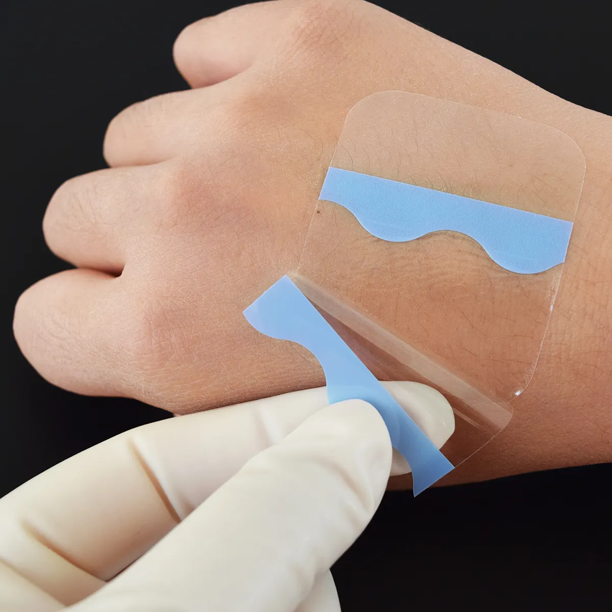 CE ISO adesivo médico transparente para curativos de feridas, curativo médico para bandagem de infusão de cânula I.V. à prova d'água estéril
