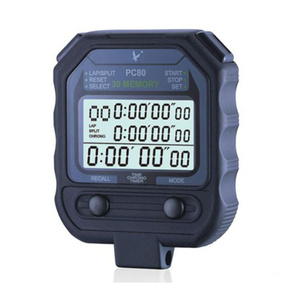 Profession eller Schiedsrichter LCD Timer Digital Stopawtch Drei Reihen 30 Track asic Silent Stoppuhr Großes Display für Schwimmsport arten - Product Image 1