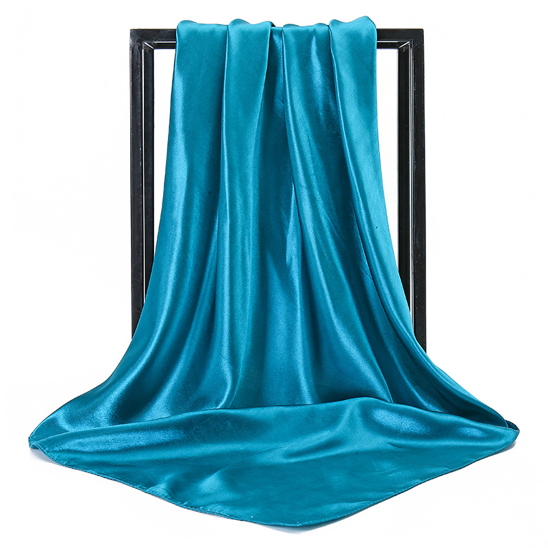 90*90cm bleu paon