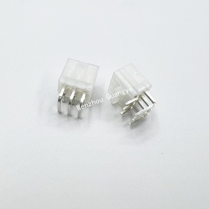 Molex Mini Fit 4.<strong>2</strong> mm Pitch Connectors Right Angle 5557 <strong>Header</strong> Wire Board Wafer <strong>2</strong> <strong>Pin</strong> 3 <strong>Pin</strong> 6 <strong>Pin</strong> Options 39-30-1020 39-30-1060 - Product Image 2