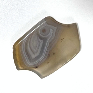 อาเกตสีเทาขนาดใหญ่ Gua Sha หินสีเทา Guasha หยกโลโก้ที่กําหนดเองเครื่องมือขูดใบหน้า Gua Sha ความงาม - Product Image 5