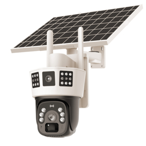 NEW V380 Solar <strong>Security</strong> Camera P3-6 <strong>System</strong> Full HD WIFI <strong>Wireless</strong> 4G Sim Card Ptz AI Motion Detection IP65 - Product Image 1
