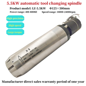 5.5kw气动换刀自动换刀主轴数控主轴加工中心主轴电机125-BT30 - Product Image 2