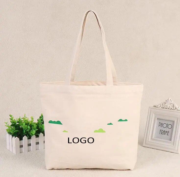 Borsa da Shopping in tela riciclata riciclata personalizzata Evercredit