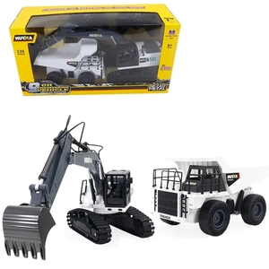 Huina รถ1:24 9CH 2in1โลหะผสมของเล่นวิศวกรรมรถบังคับวิทยุมีการควบคุมรถ r/c ของเล่นยานพาหนะวิศวกรรม RC ขนาด1559นิ้ว - Product Image 1