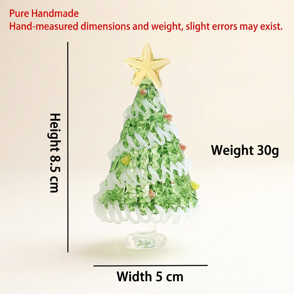 Albero di Natale avvolto in filo verde e bianco da 85 cm