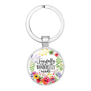 Handmade <strong>Bible</strong> Quote Keychain if God Is for Us Who Can Be Against Us Verse Christian Nursery Jewelry Women Men Gifts