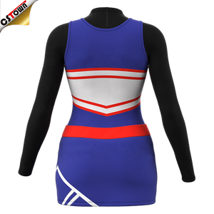 CSTOWN yeni tasarım amigo üniforma Set özel Logo gençlik amigo Sideline Cheer üniformaları - Product Image 4