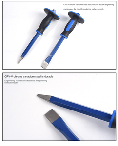 Heavy Duty Flat <strong>Chisel</strong> Hand Tool Point <strong>Chisel</strong> with Hand Protection <strong>for</strong> Demolishing <strong>Masonry</strong> Carving Concrete Breaker Cold <strong>Chisel</strong> - Product Image 6