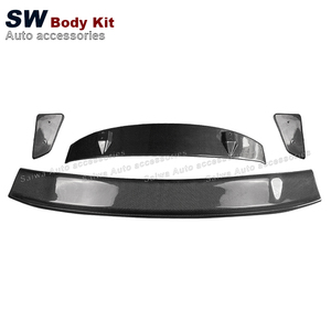 Suzuki Swift ZC33S yükseltme için yüksek kalite karbon Fiber Swift arka kanat arka bagaj Spoiler dudak kılavuzu kanat dudak arka kanat