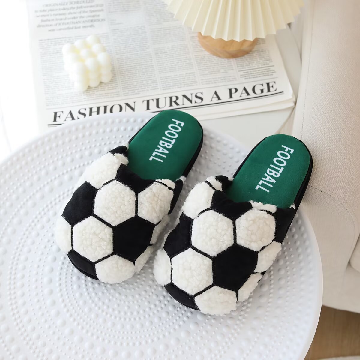 Chaussons de football en coton