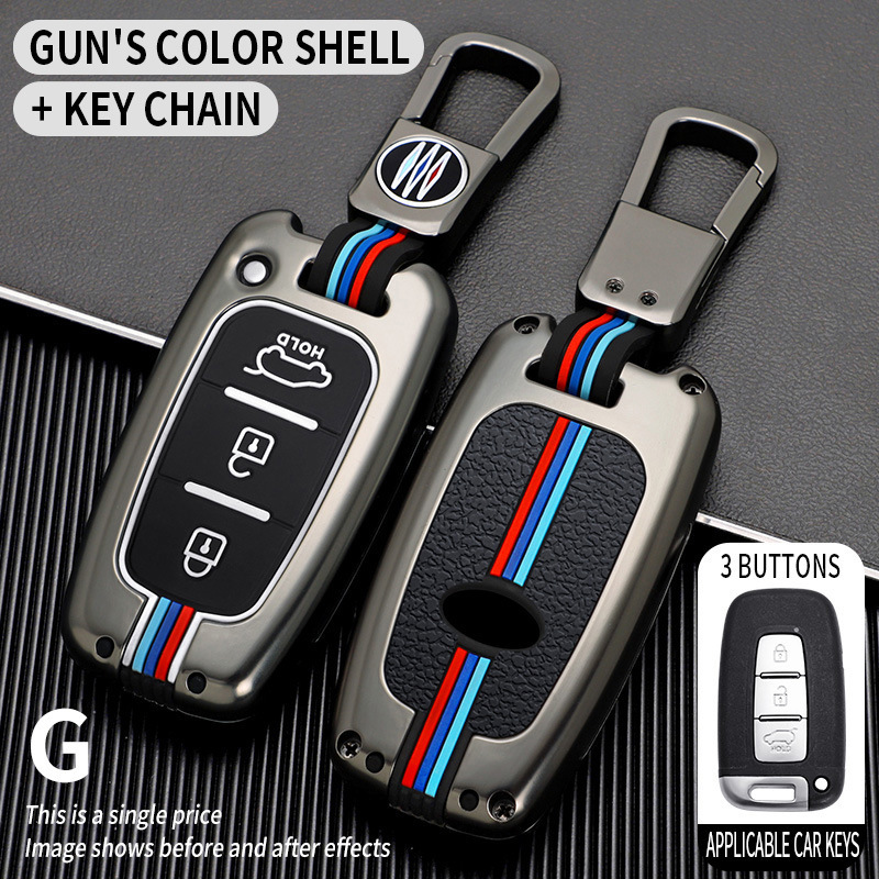 Modello G, guscio singolo a tre bottoni color canna di fucile + chiusura corta.