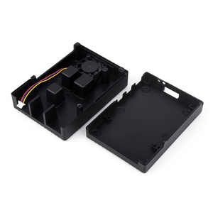 Aismartlink Eingebauter Lüfter und Kühlkörper säulen, gerilltes Gehäuse mit Aluminiumst reifen für Raspberry Pi 5 - Product Image 3