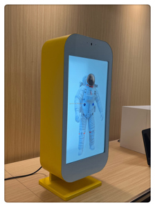 HoloboxカメラとMic 21.5インチ3D LCDショーケースタッチスクリーンホログラムボックス透明液晶ディスプレイ広告用 - Product Image 5