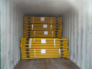 Accesorios de andamio para construcción de edificios Gato de apuntalamiento Andamio galvanizado de metal resistente Acrow Jack Encofrado Prop - Product Image 4