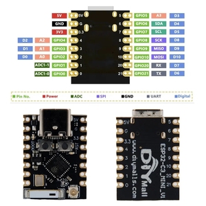 ESP32-C3_MINI_V1 di DIYmall ESP32 Super Mini scheda di sviluppo wi-fi + BT modulo con interfaccia IPEX per <span class=keywords><strong>Arduino</strong></span> IoT