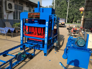 Máquina de fabricación de bloques huecos de hormigón automático hidráulico, máquina de ladrillo macizo en Libia - Product Image 4
