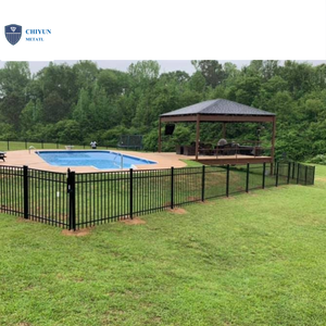 Güzel tasarımlar Premium eskrim Trellis & Gates ile yüksek kaliteli dövme çelik çit panelleri açık Picket çelik çit - Product Image 5